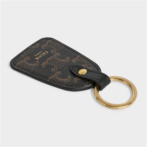 celine schlüsselanhänger|celine triomphe key holder.